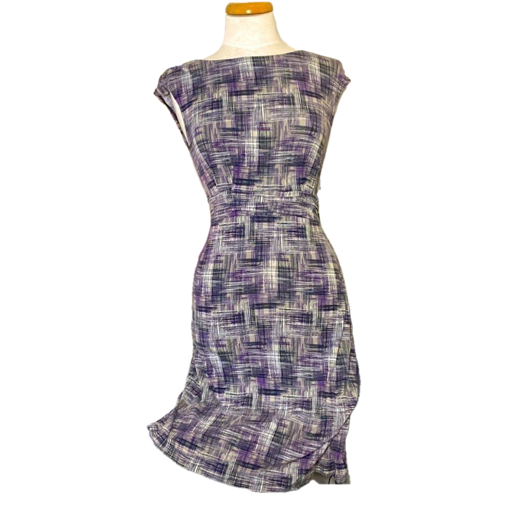 𝅺🌷PURE Alfred Sung🌷 Sleeveless Soft  Fitted Dress